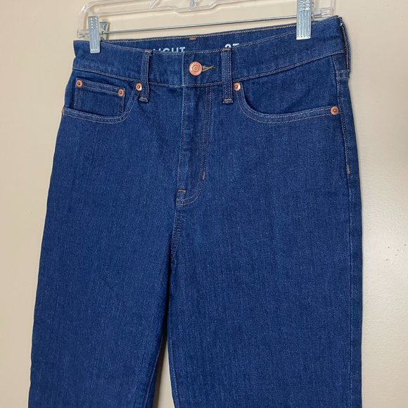 J. Crew Jeans High Rise Classic Straight Size 27 NEW Stretch Denim - Picture 4 of 11